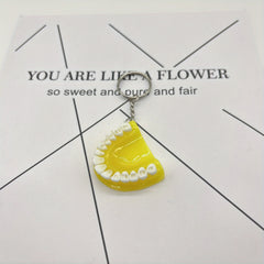 Colorful Teeth Keychain for Men