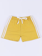 Boys Striped Casual Shorts Elastic Waist Drawstrings for Summer Holiday