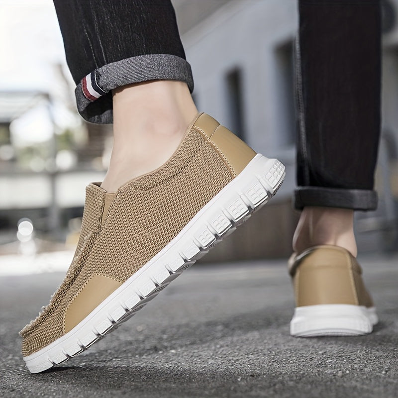 Men's Slip On Canvas Shoes for Walking Jogging