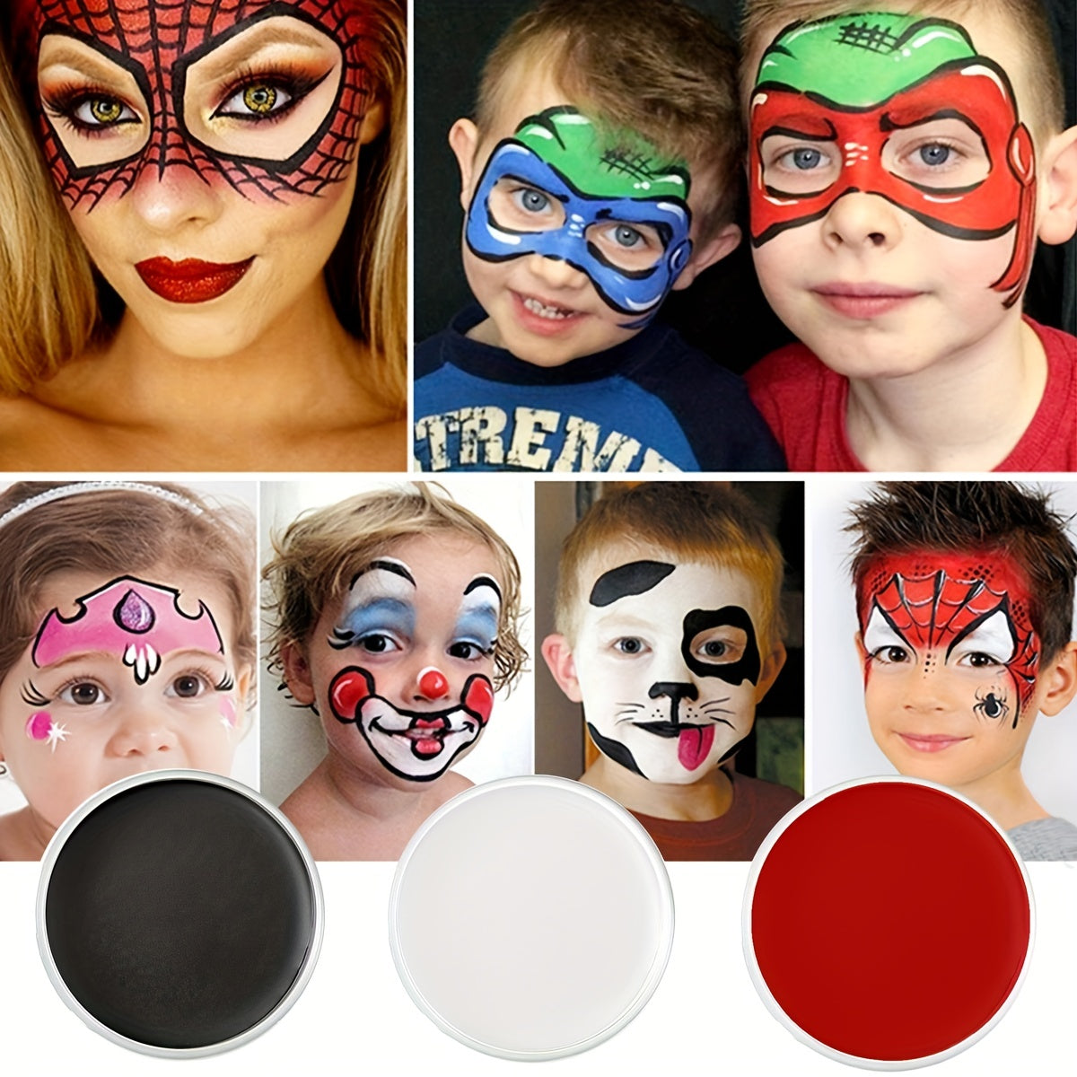 30g Halloween Makeup Red Green Purple Body Paint Stage Face Paint Halloween