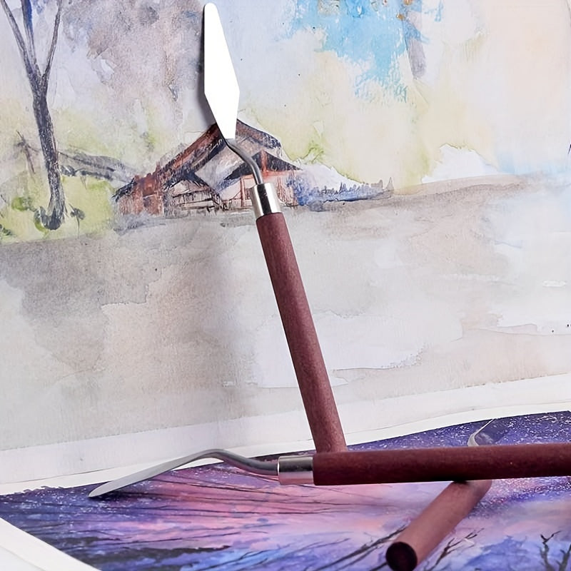 Painting Knives Acrylic Paint Palette Spatula Pour Painting Supplies