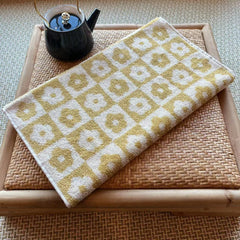 Flower Pattern Hand Towel Coral Fleece Soft Skin-friendly Face Towel