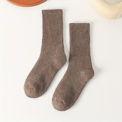 Comfy & Warm Mid Tube Socks Women's Stockings & Hosiery