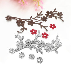 Plum Blossom Metal Cutting Dies DIY Scrapbooking Stencil Template