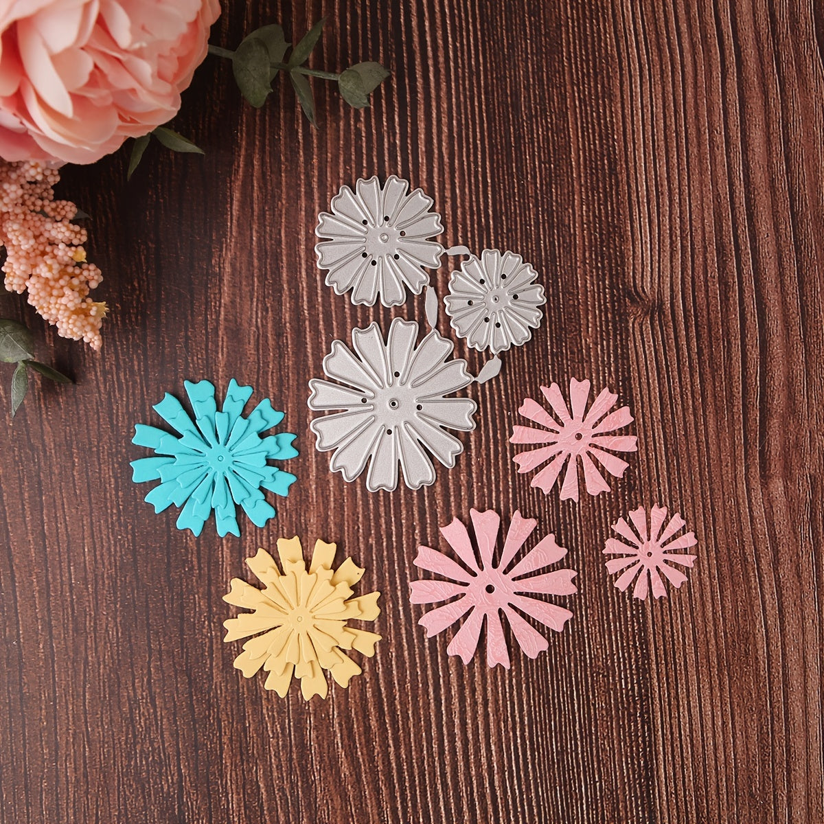3D Flower Metal Cutting Dies for DIY Crafts Scrapbook Album Paper Card