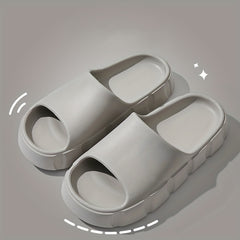Men's Non Slip Pillow Slides Open Toe Slippers