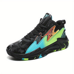 Men's Retro Basketball Sneakers, Lace Up, Various Colors