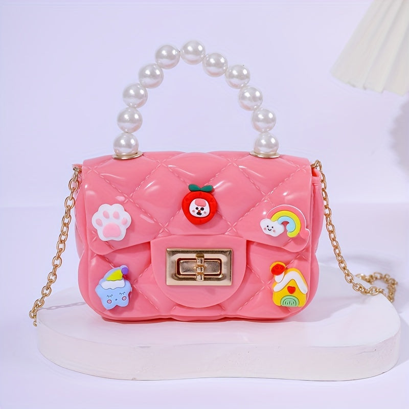 Cartoon PVC Handbag Coin Purse Crossbody Bag Messenger Bag
