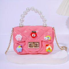 Cartoon PVC Handbag Coin Purse Crossbody Bag Messenger Bag