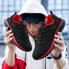 Men's Breathable Running Sneakers Lightweight Jogging Shoes
