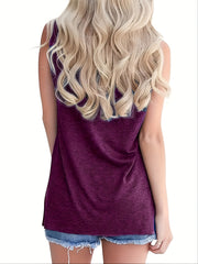 Casual Older Print Cami Top