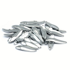 20pcs Polished Fishing Spoon Sea Fishing Lure Casting Bait For Bass Blackfish