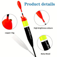 3pcs Fishing Slip Float Kit For Crappie Panfish Trout Bass Fishing