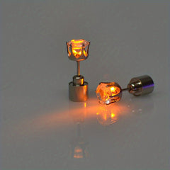 LED Luminous Earrings Flash Crown Christmas Halloween Decorations