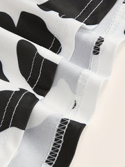 Cow Print Hotpants Random Print Casual Every Shorts Women's Clothing