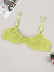 Solid Push Up Bra Comfy & Breathable Women's Lingerie