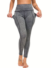 High Waist Yoga Pants with Pockets for Women