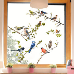 Branches & Birds Window Sticker - Reusable & Removable