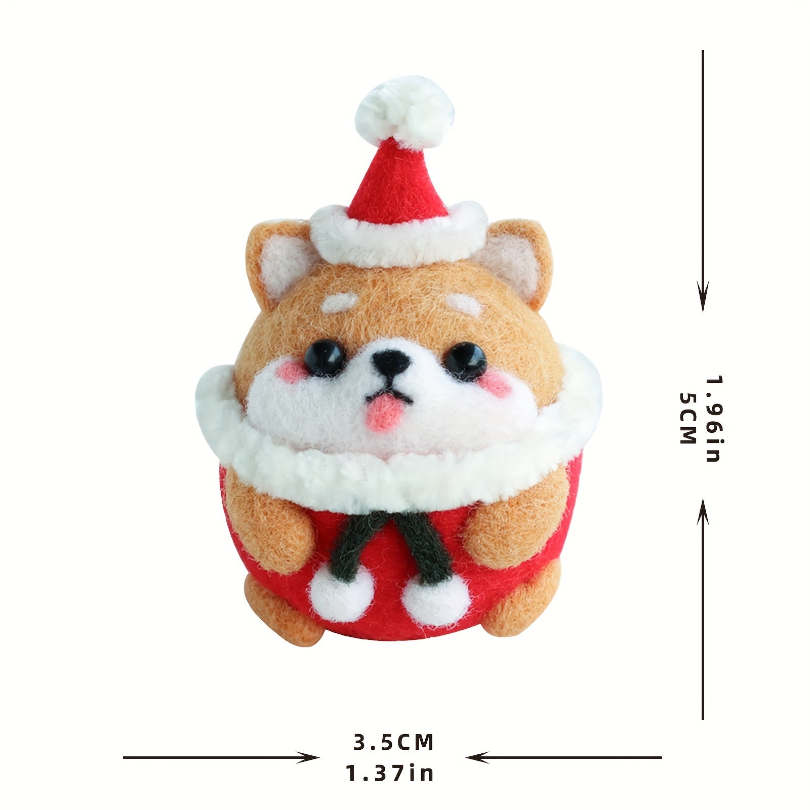 Wool Needle Felting Kit for Beginner Cat and Dog Plush Toys DIY Craft Material