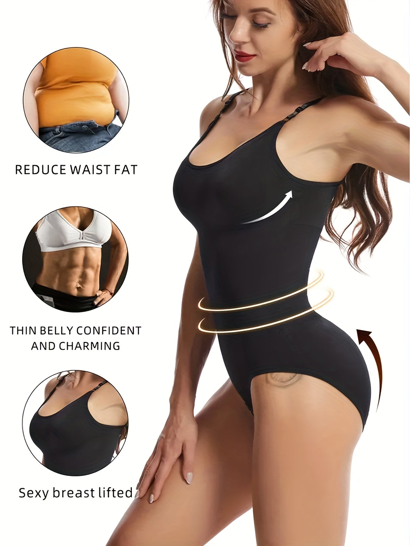 Tummy Control Butt Lifting Body Shaper Slip
