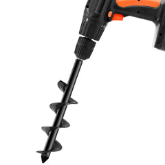 1pc Auger Drill Bit Non Slip Garden Auger Spiral Drill Bit