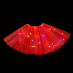 LED Glowing Tulle Skirt for Ballet Performances
