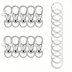 10pcs Swivel Clasps Set for DIY Necklace Bracelet Chain Supplies