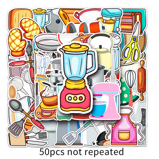 50 Fun Vinyl Stickers for Kitchenware & More
