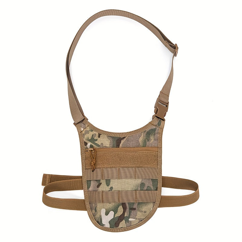 Anti Theft Shoulder Bag Hidden Molle Pockets & Waist Band