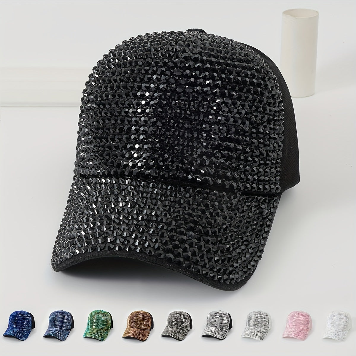 Diamond-studded Baseball Cap for Women and Men