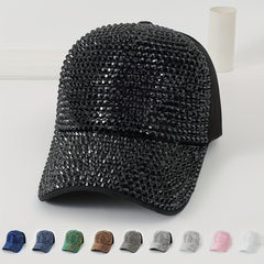Diamond-studded Baseball Cap for Women and Men