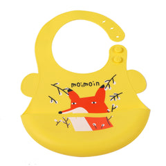 Adjustable Silicone Bib for Infants, Boys and Girls