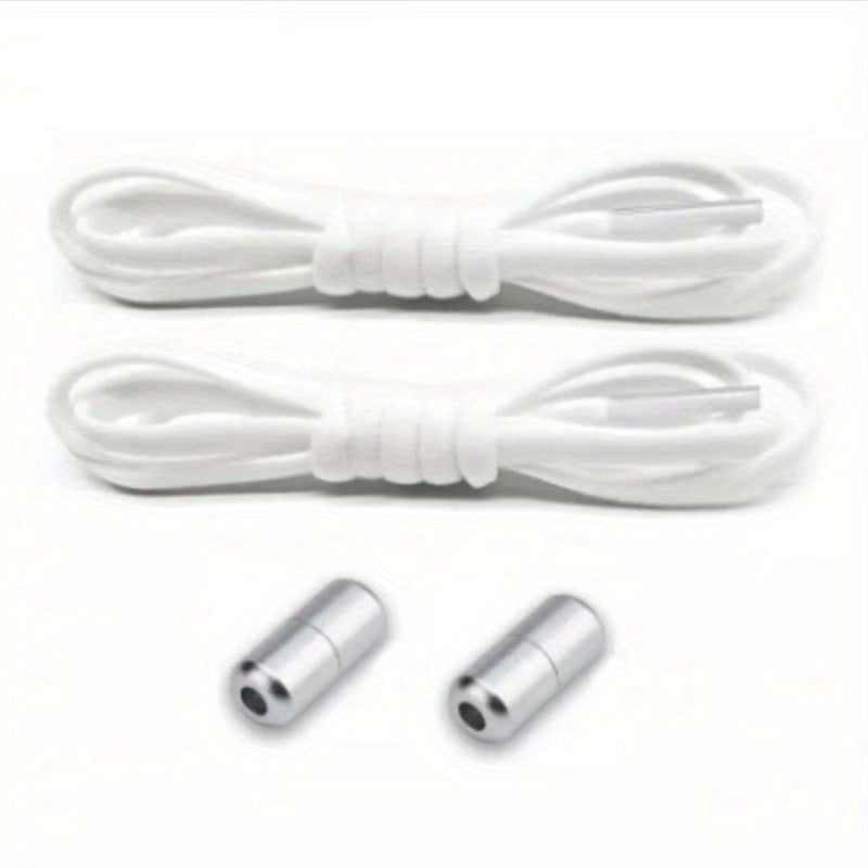 No Tie Shoelaces Locking System Spandex Ropes For Kids And Adults
