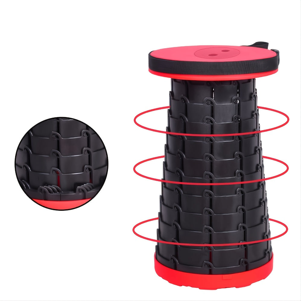 330lbs Foldable Storage Stool Adjustable Outdoor Chair