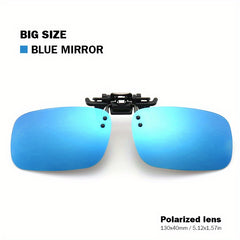 Polarized Clip-On Sunglasses UV Protection Men Driving
