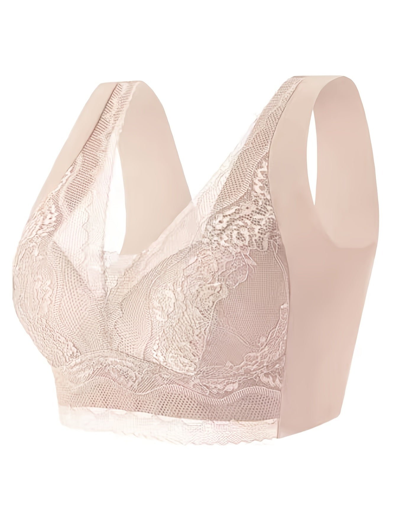 Lace Wireless Push Up Bra Ladies Undergarment