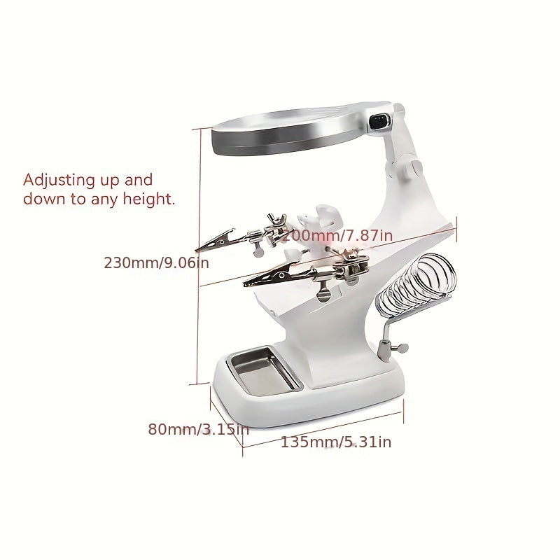Welding LED Loupe Magnifier Soldering Iron Magnifying Glass