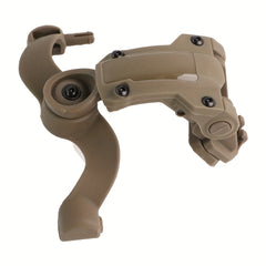 Headset Mounts Helmet Rail Adapter Rotative Adjustable Headphone Bracket
