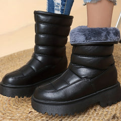 Women's Winter Boots Faux Fur Waterproof Snow Boots