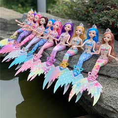 Christmas Mermaid Princess Doll - Mermaid Toy Set