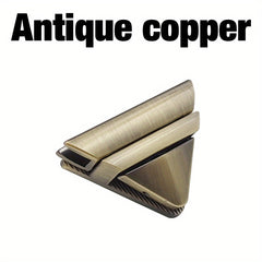 Triangle Press Lock Leather Craft Bag Hardware