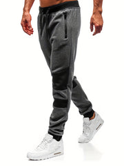 Men's Loose Fit Block Joggers with Drawstring Waist