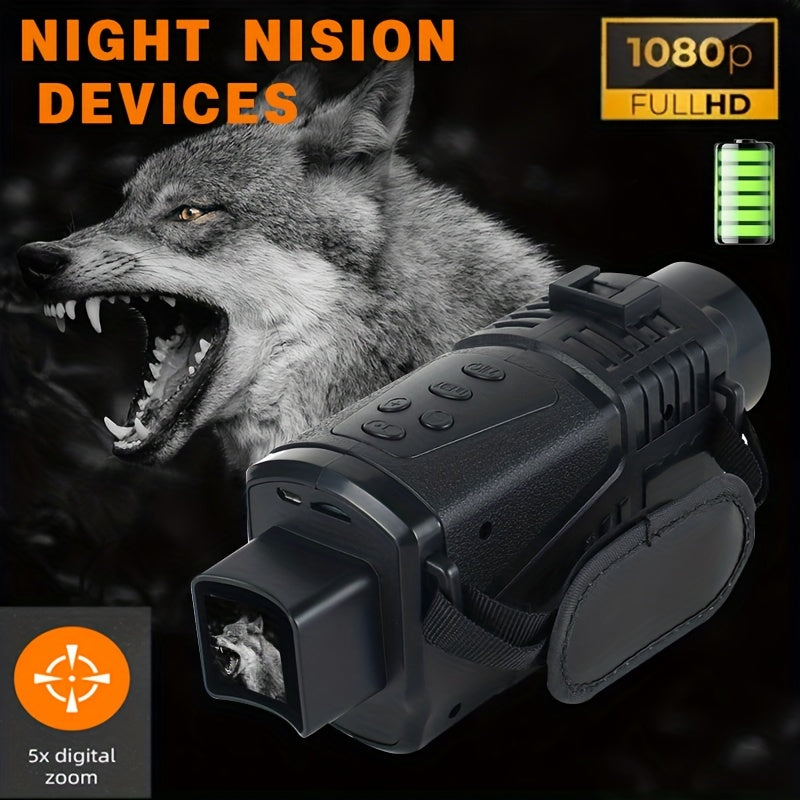 Night Vision Device 1080P HD 5X Digital Zoom Telescope