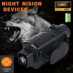 Night Vision Device 1080P HD 5X Digital Zoom Telescope