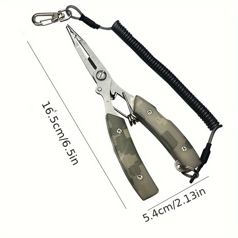 Camouflage Fishing Pliers Set Multifunctional Fish Extractor Tackle