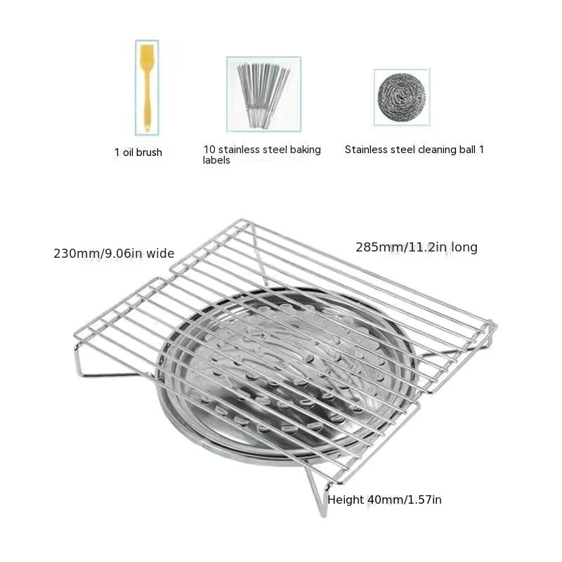Portable Stainless Steel BBQ Grill for Outdoor Camping