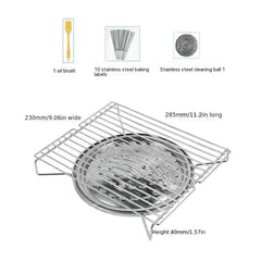 Portable Stainless Steel BBQ Grill for Outdoor Camping