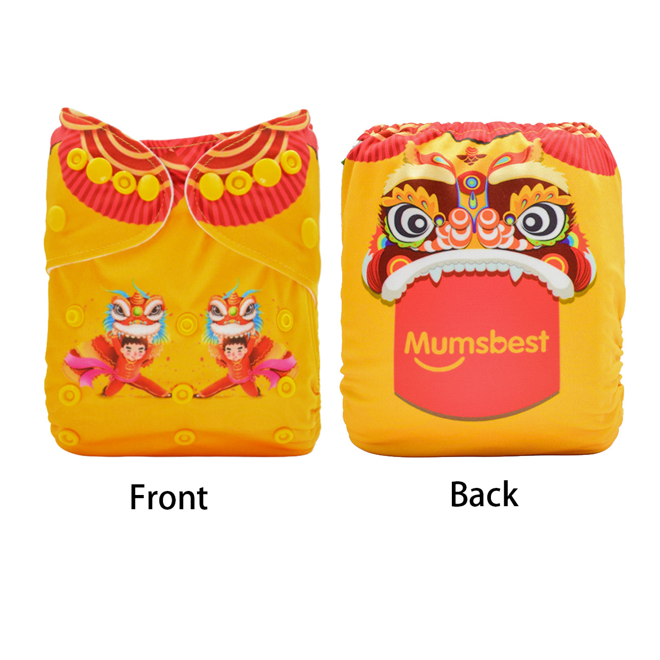 Washable Eco Friendly Chinese Year Cloth Diapers Ecological Adjustable Nappy