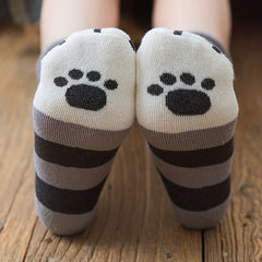 Cute Cat Claw Print Socks Women's Stockings