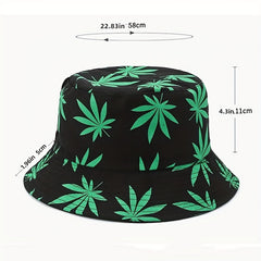 Men's Outdoor Maple Leaf Sunshade Bucket Hat